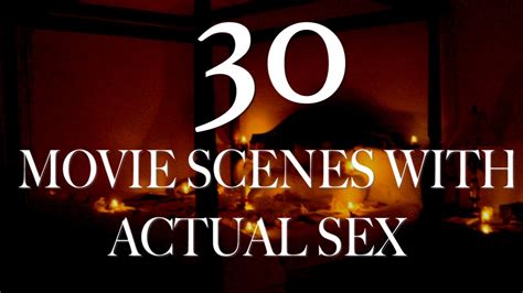 celebrity fingering|Seven sex scenes in movies that might be real sex